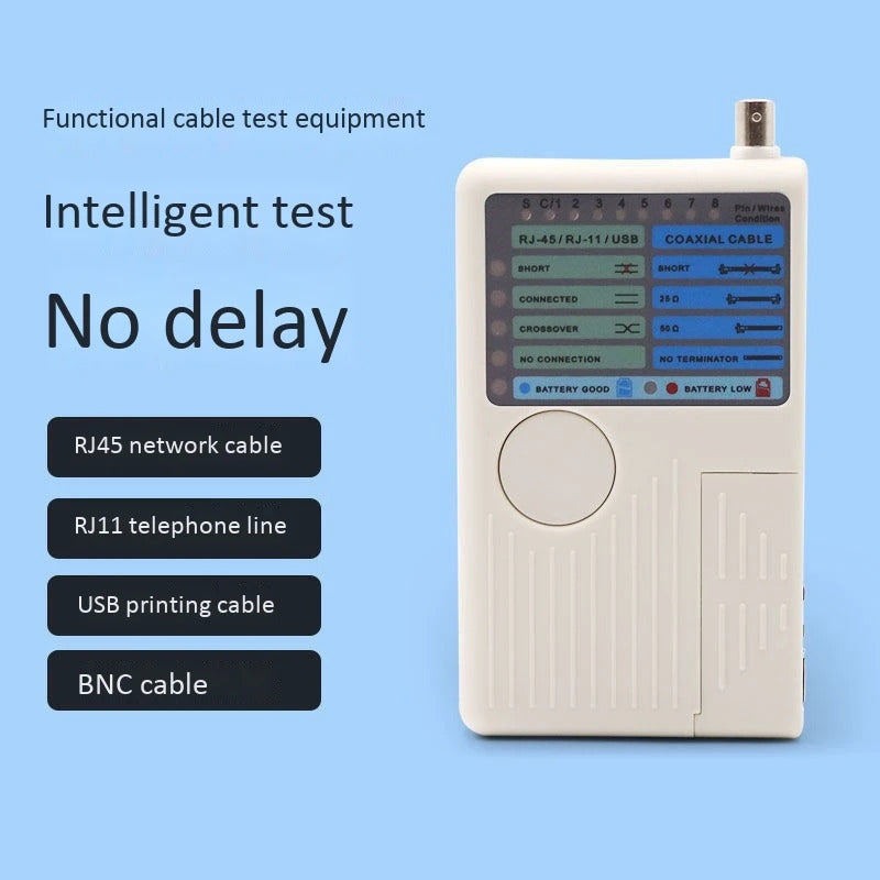 4 In 1 Network Cable Tester RJ45/RJ11/RJ12/USB/BNC LAN Cable Tester