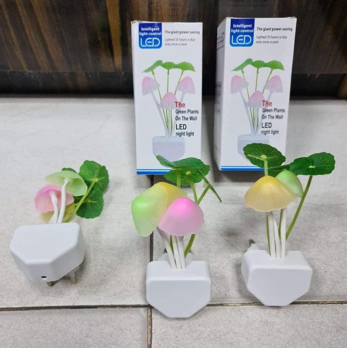 Green Wall Artificial Plant On The Wall Night Light