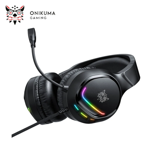 Onikuma X31 RGB Wired Gaming Headset with Noise Cancelling Microphone