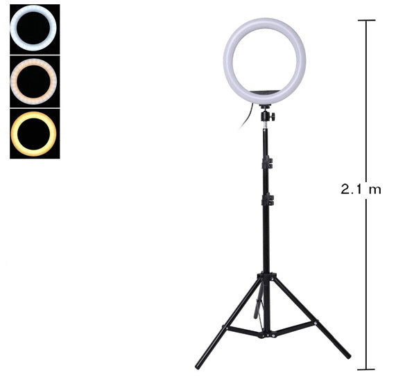 Professional LED Ring Light 26cm with 2.1m Adjustable Tripod