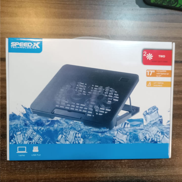Speed-x N99 2 Fan Cooling Pad Wiht Two Usb And Light