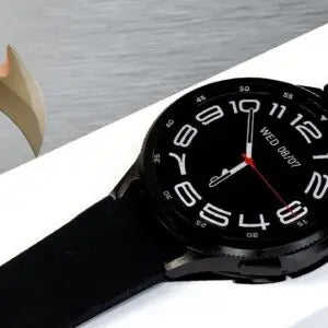 JS Watch 6 Max Classic 1.43 inch AMOLED Display, Sport Smartwatch with NFC & IP67 Durability – Black Elegance with AIFit Max App