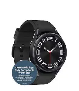 JS Watch 6 Max Classic 1.43 inch AMOLED Display, Sport Smartwatch with NFC & IP67 Durability – Black Elegance with AIFit Max App