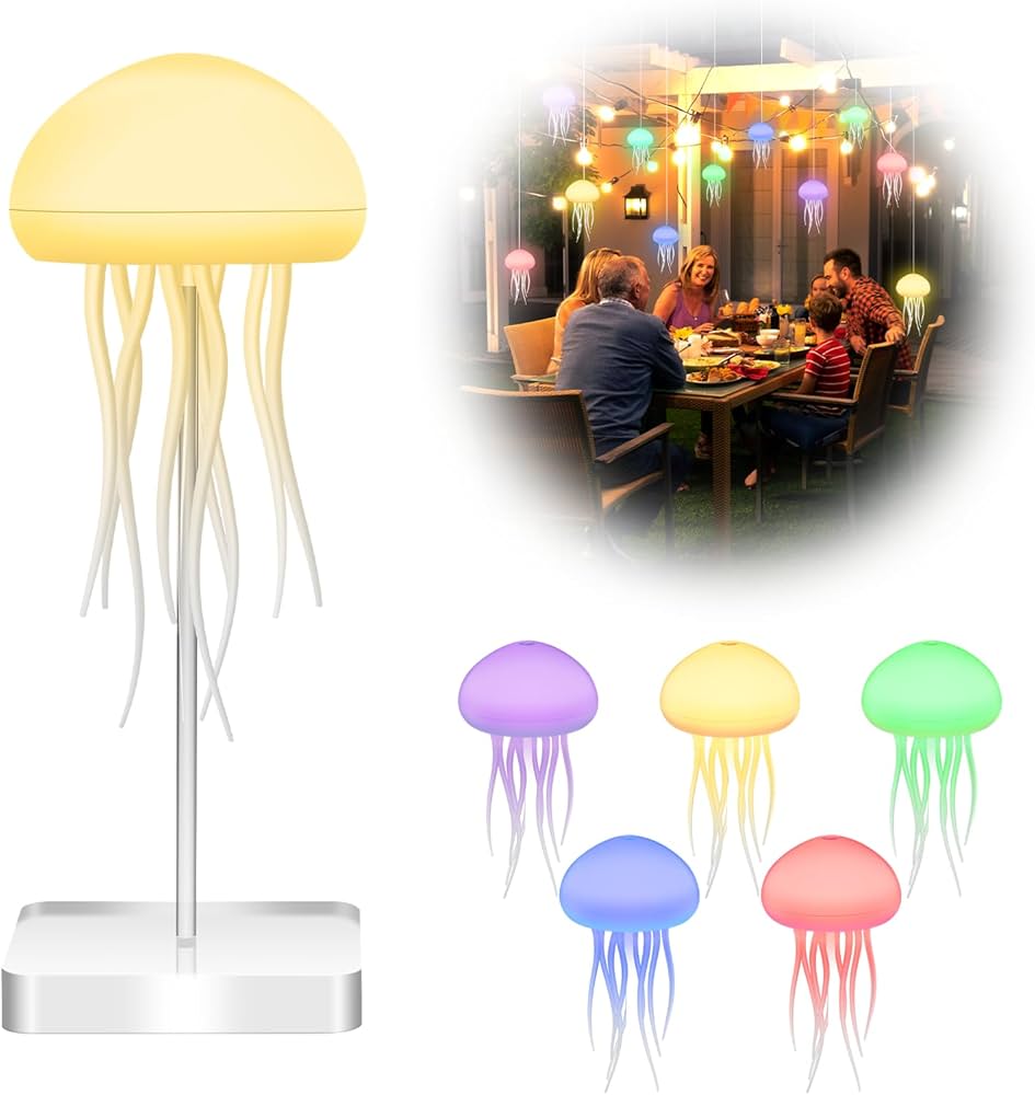 Dancing Jellyfish Mood Light Lamp