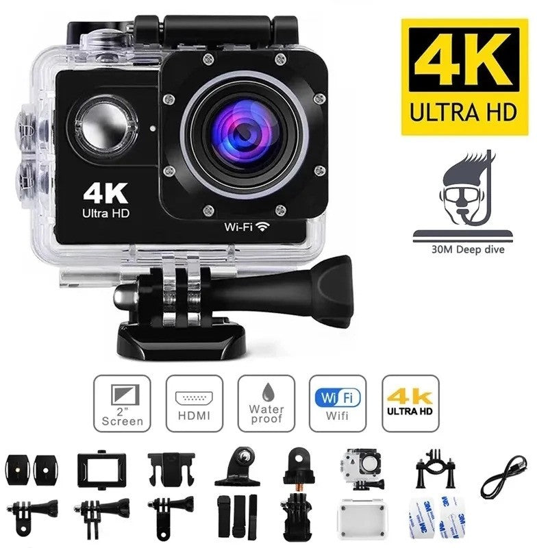 Action Sports Camera Wifi 4k