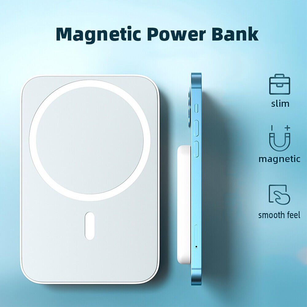 Apple MagSafe Wireless Power Bank 5000mAh 20W Fast Charging - iPhone Compatible