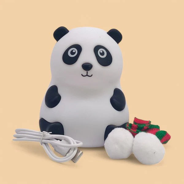 Cute Silicone Panda Lamp Color Changing Night Light