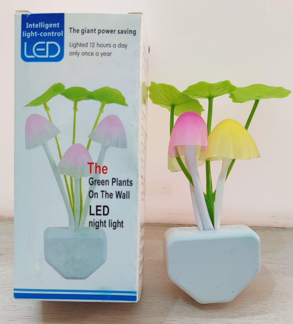 Green Wall Artificial Plant On The Wall Night Light