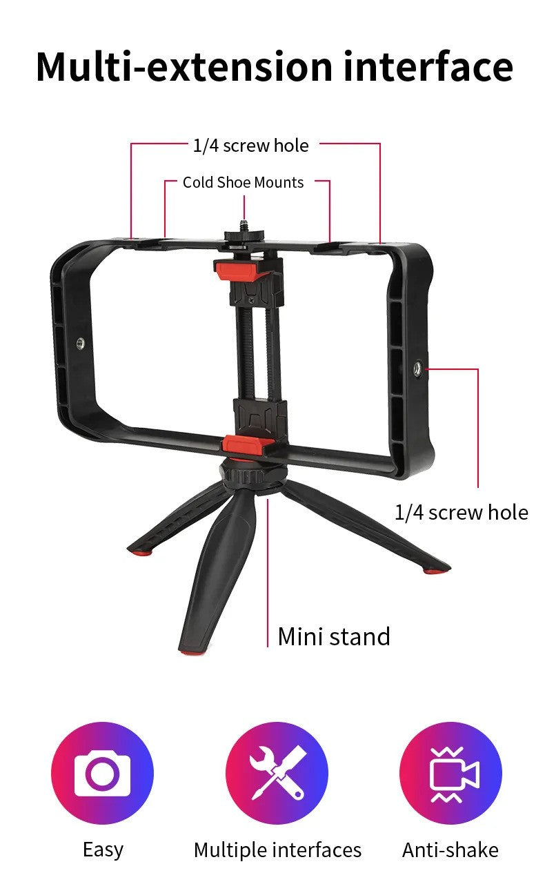 Jmary Mt-33 Video Cage Rig Kit For Vlogging
