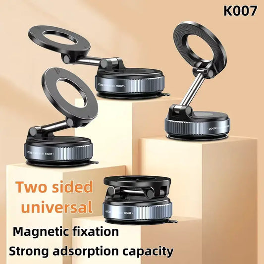 K007 Magnetic 360° Car Phone Holder with Strong Suction Base