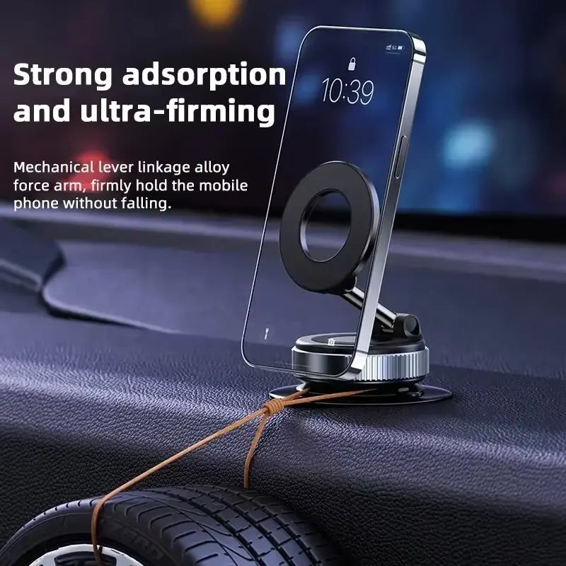 K007 Magnetic 360° Car Phone Holder with Strong Suction Base