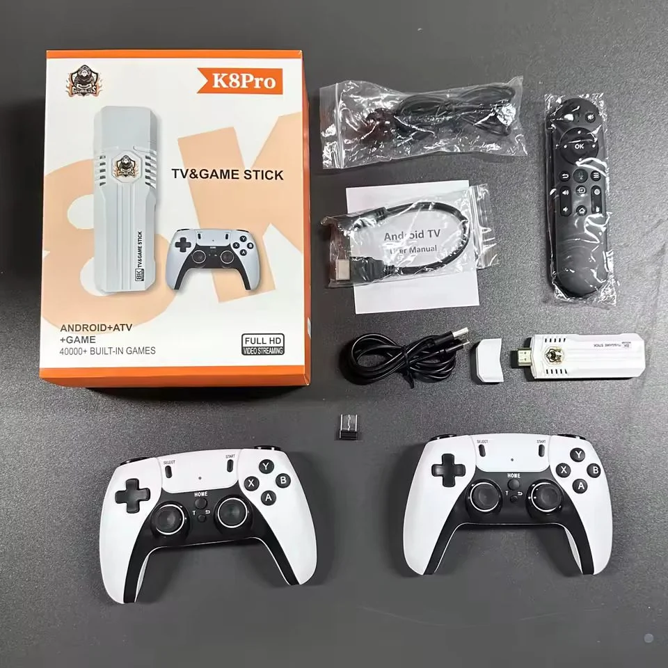K8 Pro 40000+ Games 8K Wireless Game Console Stick with Android 12.1