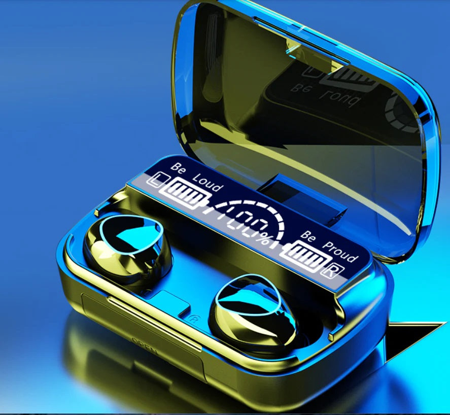 M10 Wireless Earbuds Bluetooth Earphones with HiFi Quality & Noise Cancellation