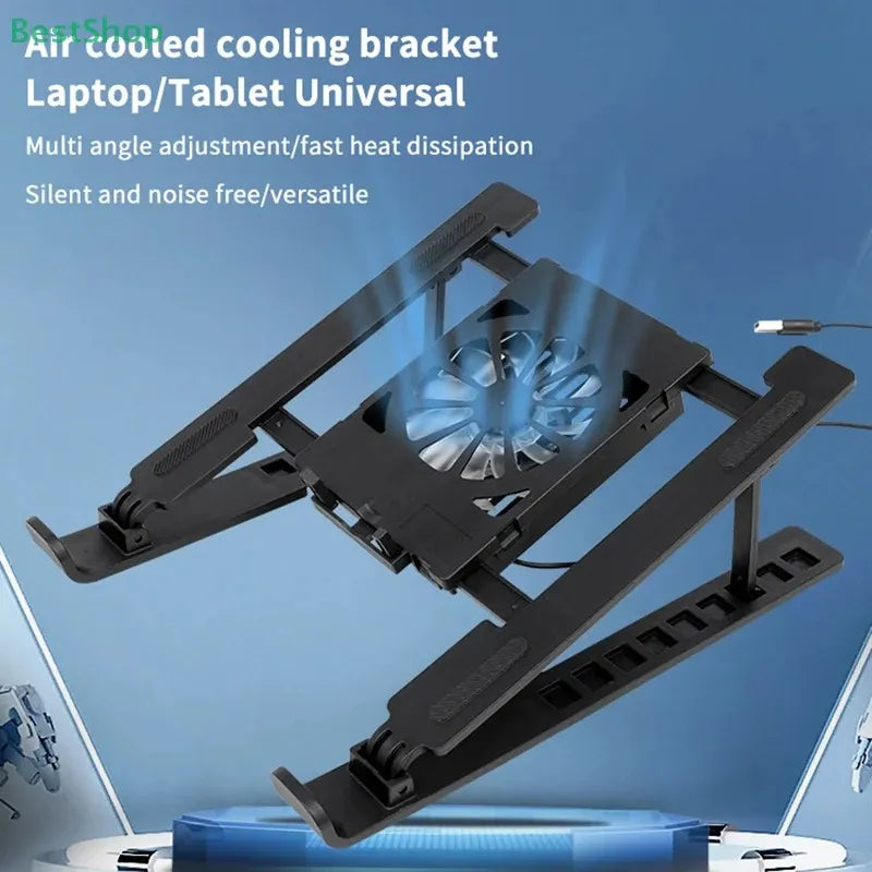 N6 Adjustable High Wind Power And Low Noise Foldable Laptop And Tablet Cooling Fan