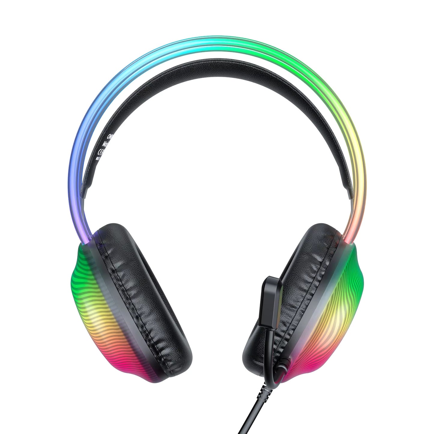 ONIKUMA X29 Gaming Headset, Wired PC Headphones with Microphone, RGB Lighting