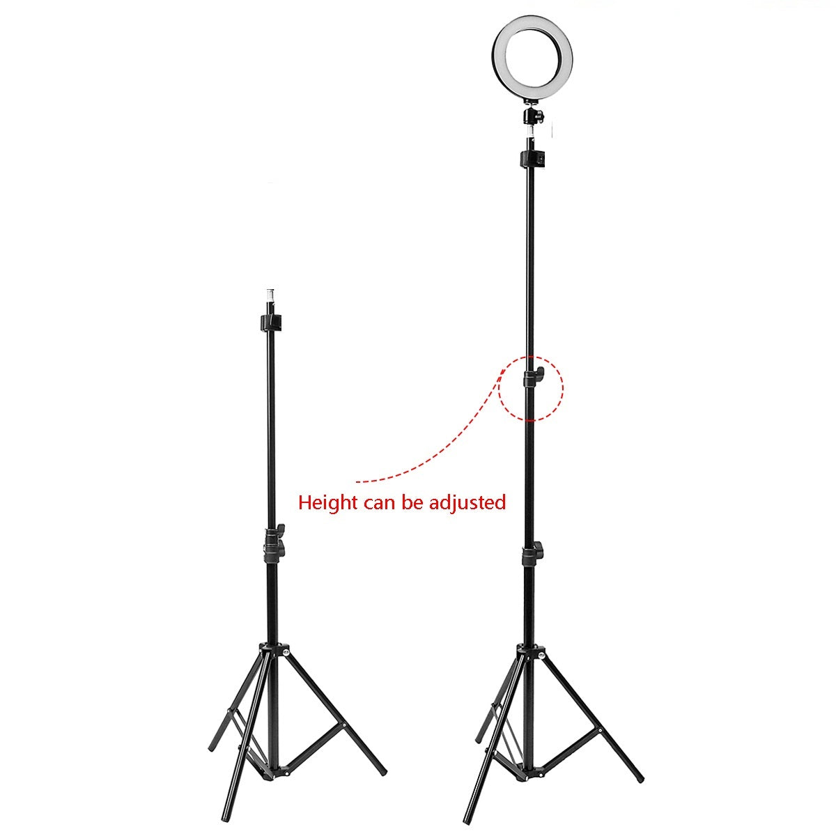 Professional LED Ring Light 26cm with 2.1m Adjustable Tripod