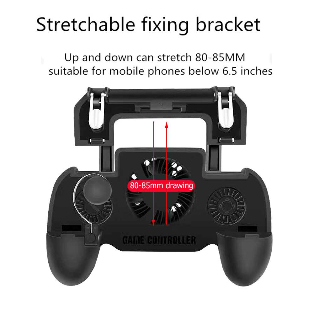 SP+ 2000mAh Power Cooling Fan Gamepad Joystick Hand Grip for Phone PUBG