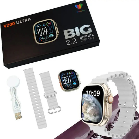 V200 Ultra Smart Watch 2.2-Inch Screen IP68 Waterproof Sport