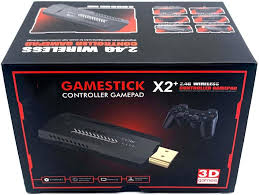 X2 64gb Plus Retro 3d 32000+ Video Games 4k Hd Output Game Stick With 2 Wireless Controllers