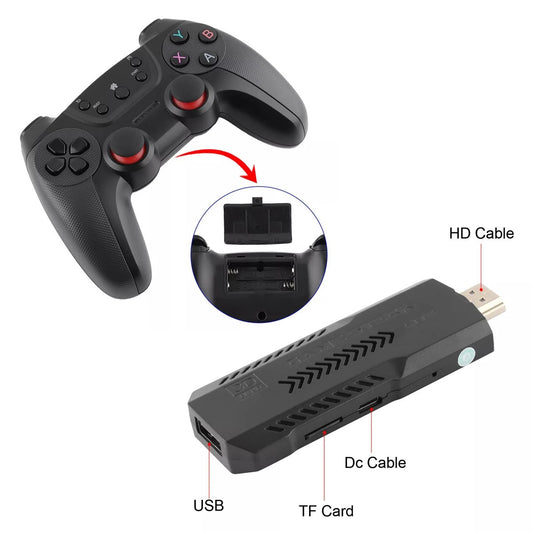 X2 Pro 64gb 35000+ Games 4k Game Stick 3d Retro Video Game Console