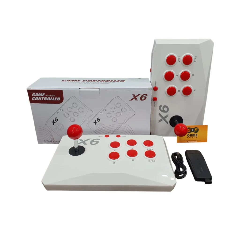 X6 Retro Game Console 64gb With Double Arcade Joystick 20,000+ Games