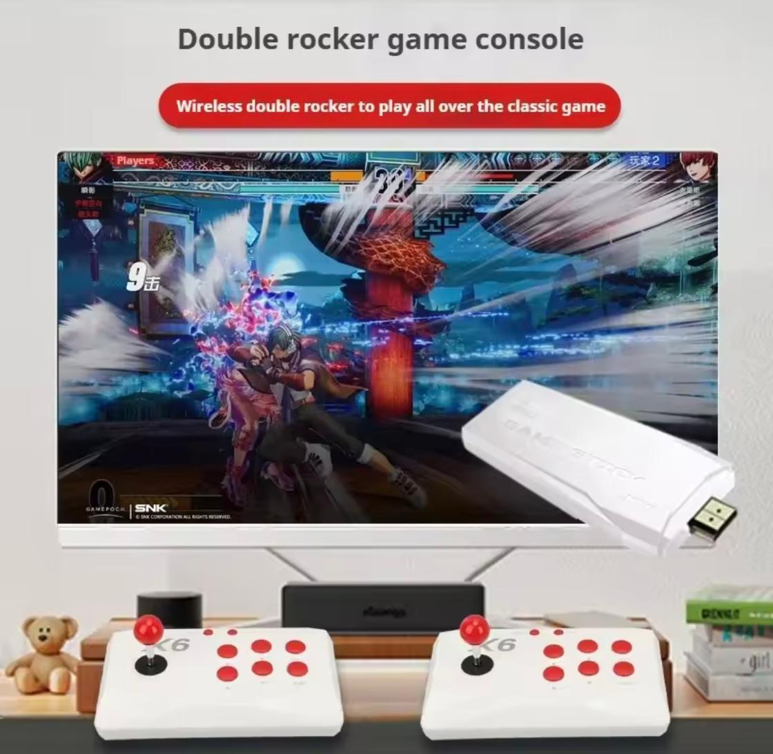 X6 Retro Game Console 64gb With Double Arcade Joystick 20,000+ Games