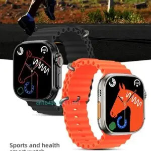 TS8 Ultra Series 8 Smartwatch – Bluetooth Calling, Heart Rate Monitor & Sport Tracking (Orange)