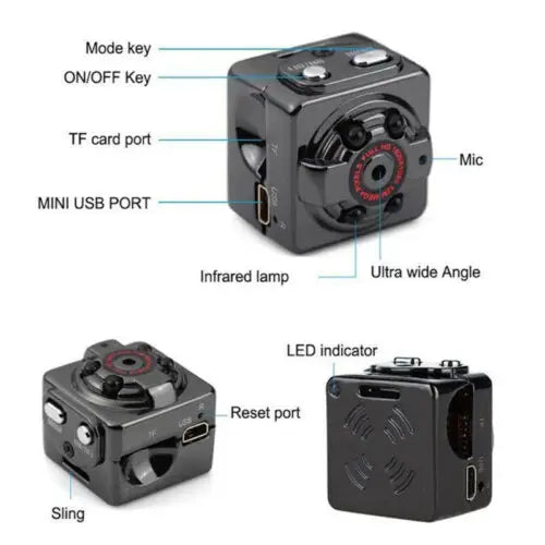 Hidden Mini Camera Sq8 Night Vision