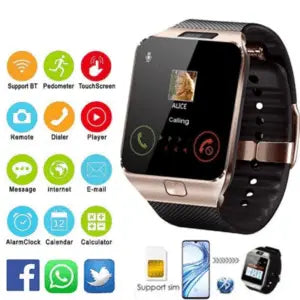 DZ10 Smart Watch Sim Supported Calling and Camera Touch Screen Smart Watch
