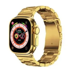 C9 Ultra Max Gold Edition 2.1 inch Smart Watch with Hryfine App – Bold Style, Ultimate Performance