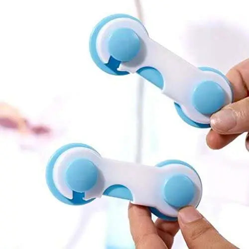 Child Safety Locks for Drawers, Cabinets, Fridge & Doors (Pack of 2)