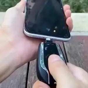 1500mAh Karex Keychain Power Bank – Fast Charging Mini Type-C Battery Pack for Android & More