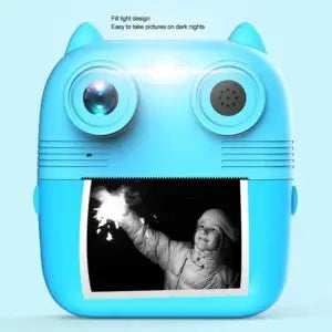 D8s Childrens Time Front-back Rear Hd Digital Thermal Print Camera 1080p 48mp